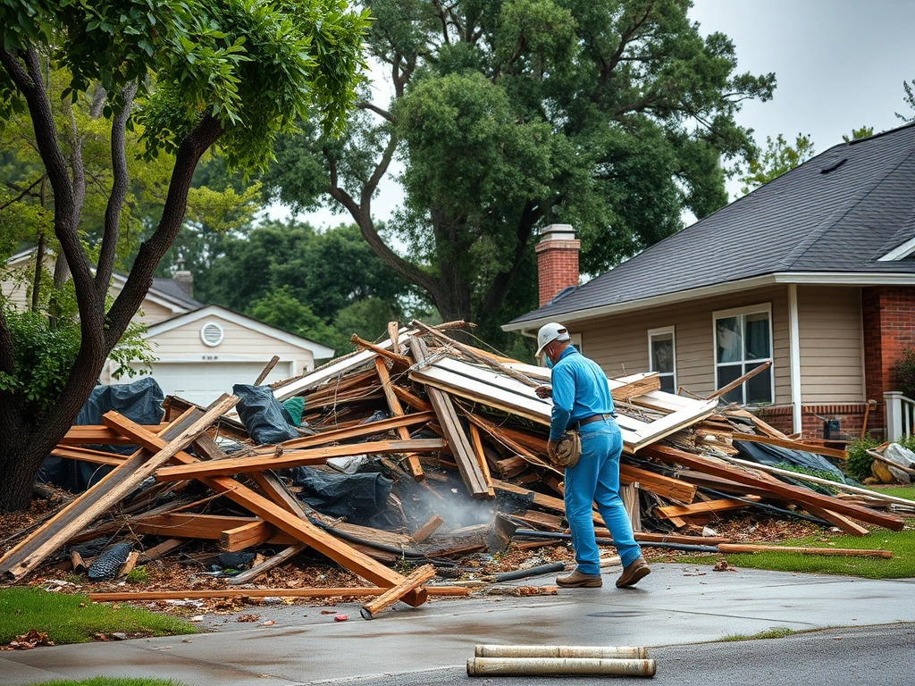 Storm and Natural Disaster Damage Cleanup
