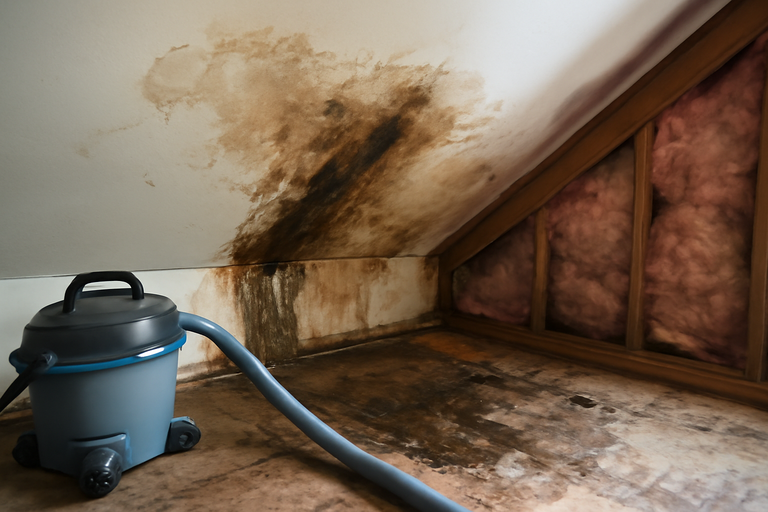 Attic Water Extraction in Val Vista Lakes, AZ