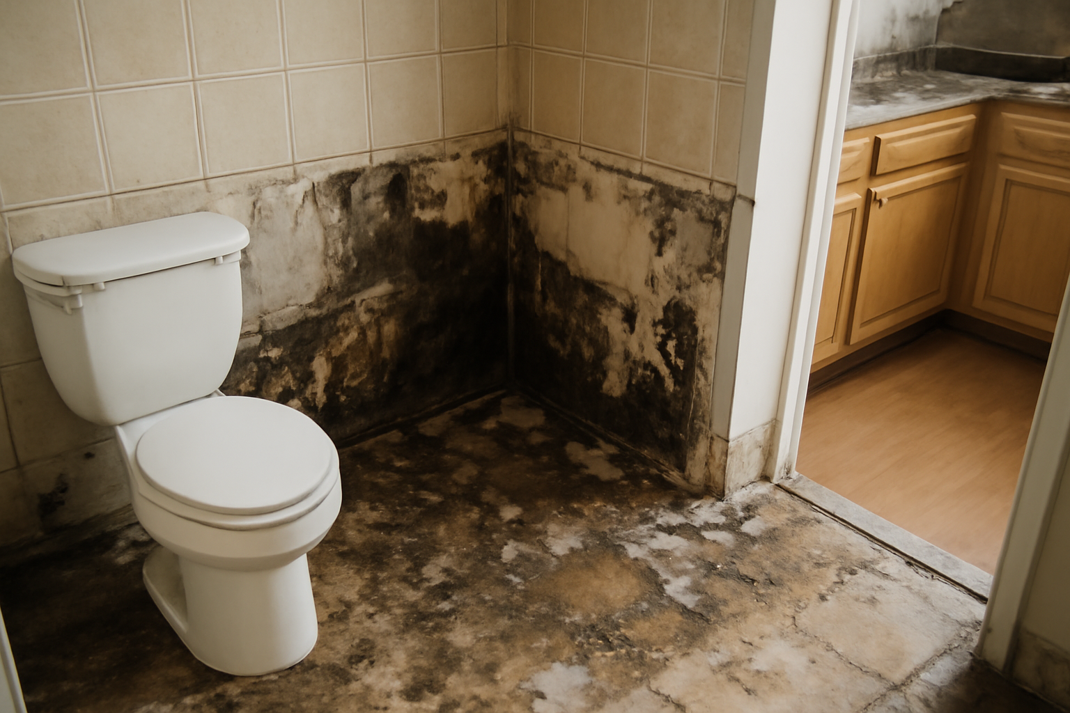 Bathroom Water Damage Restoration in Val Vista Lakes, AZ