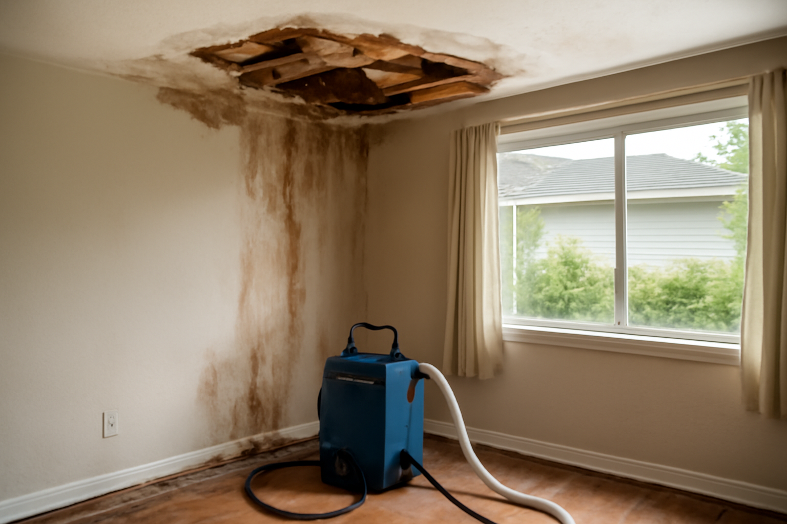 Ceiling Water Extraction in Val Vista Lakes, AZ
