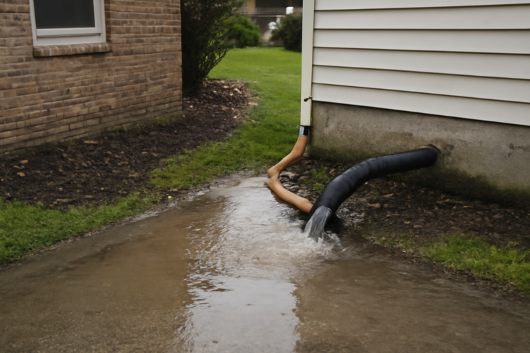 Clogged Drain Water Removal