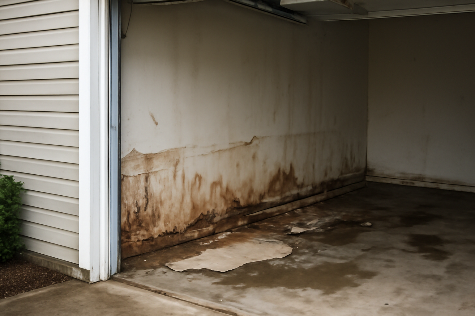 Garage Water Damage Cleanup in Val Vista Lakes, AZ