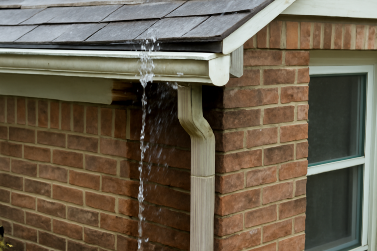 Gutter Overflow Water Removal