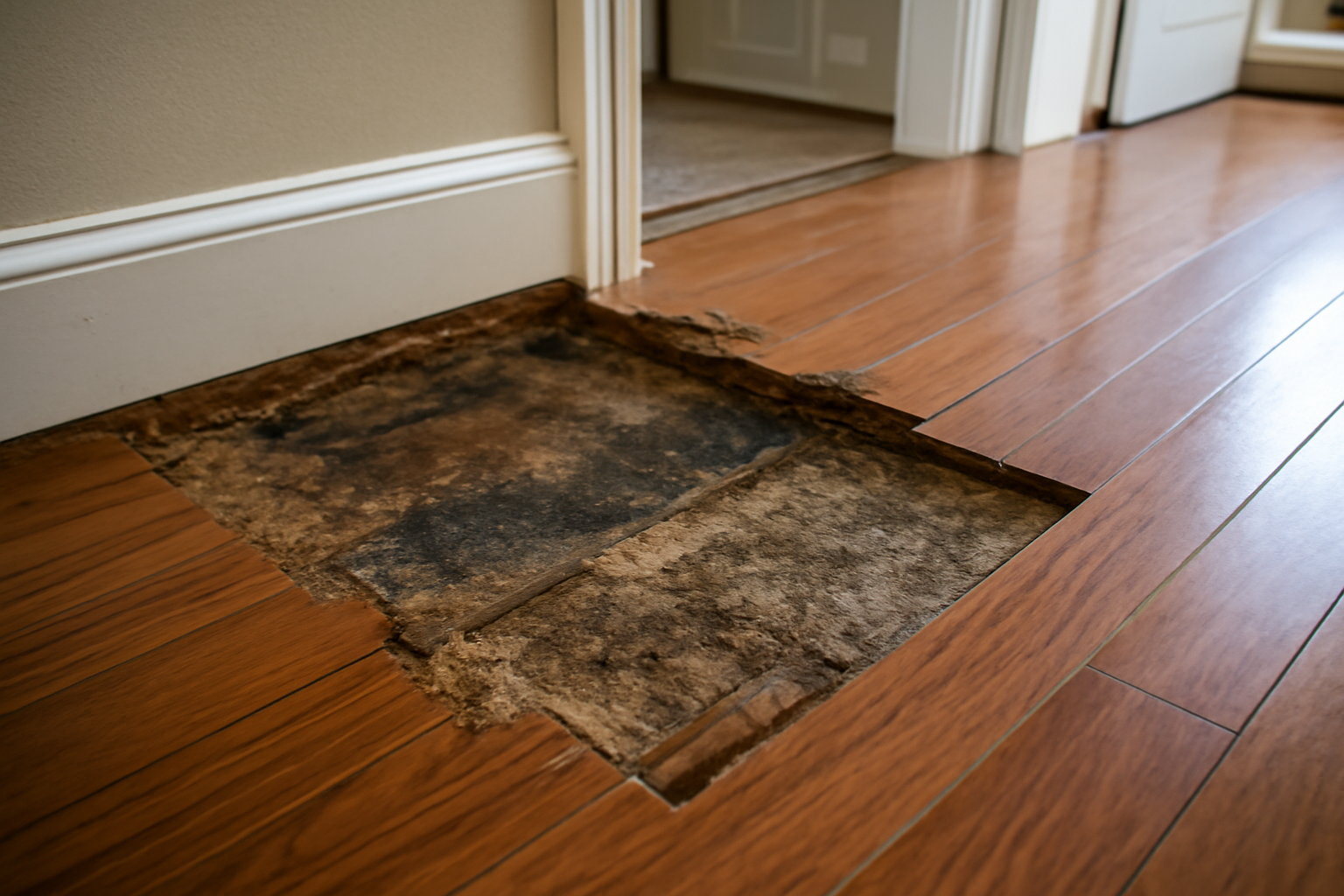 Hardwood Floor Water Damage Repair in Val Vista Lakes, AZ