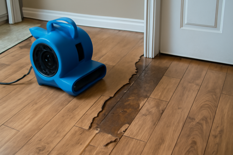 Laminate Floor Water Extraction