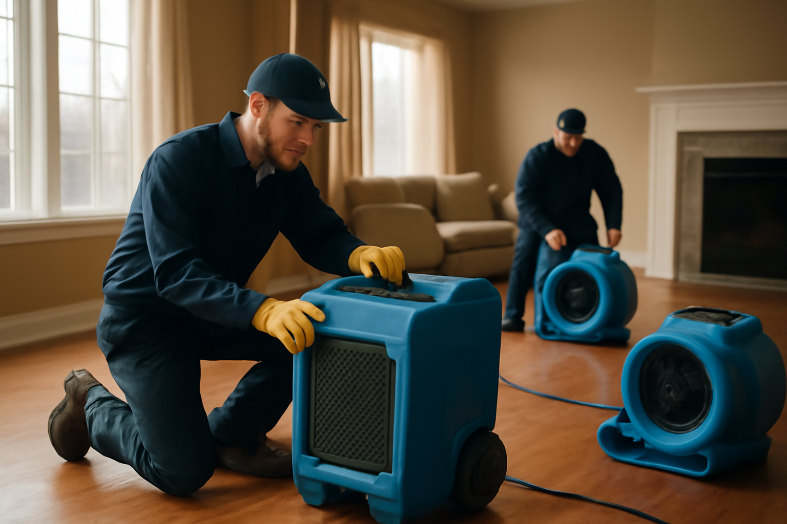 Water damage restoration service