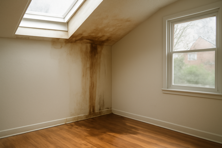 Skylight Leak Water Removal