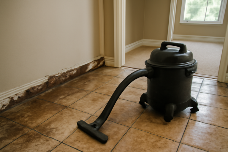 Tile Floor Water Extraction