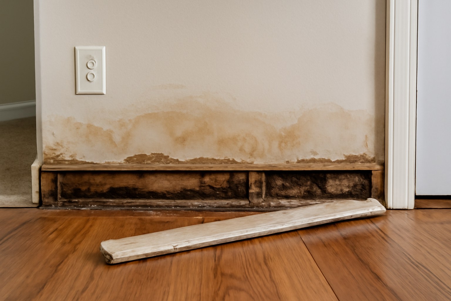 Trim & Baseboard Replacement After Water Damage in Val Vista Lakes, AZ