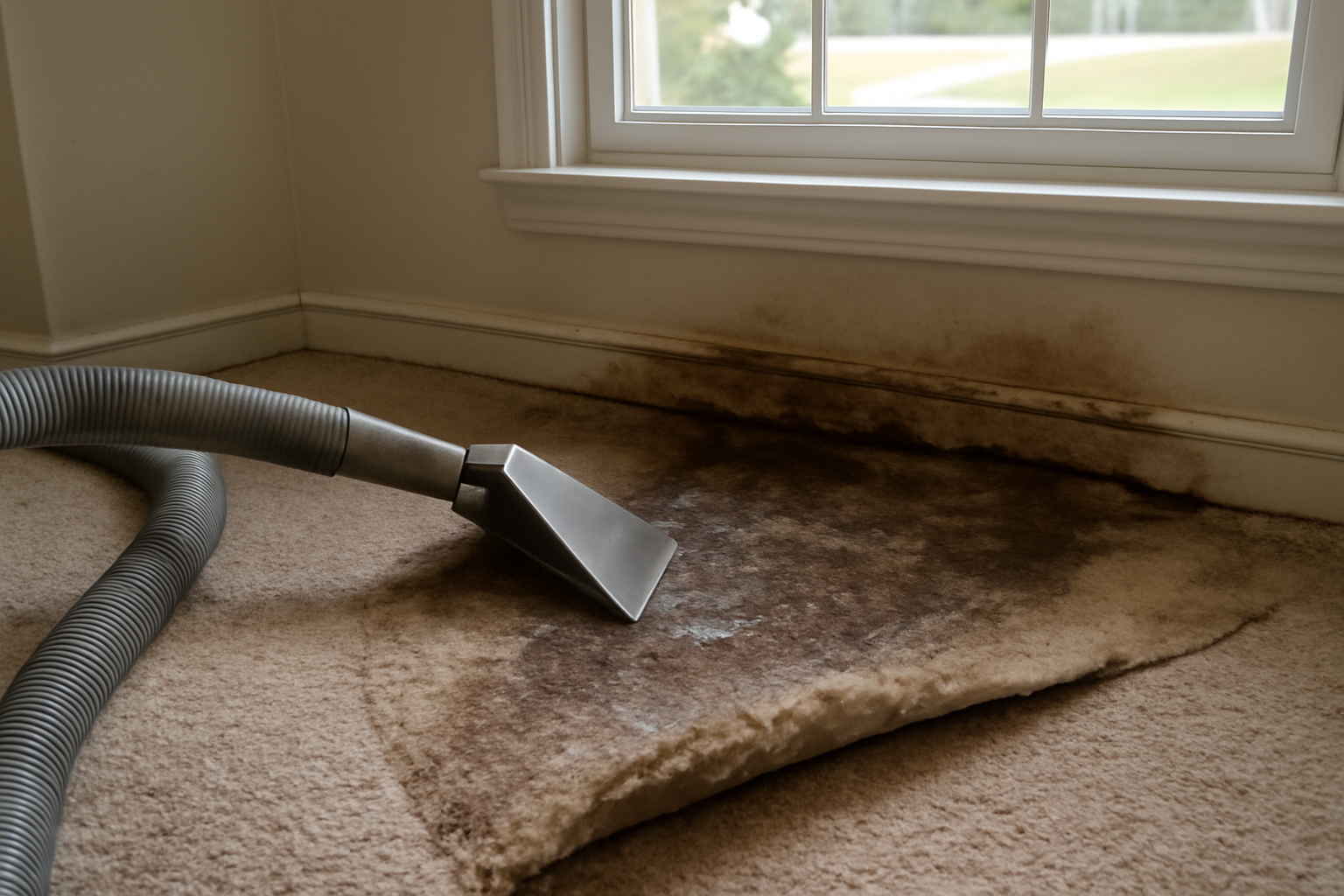Under Carpet Water Extraction in Val Vista Lakes, AZ