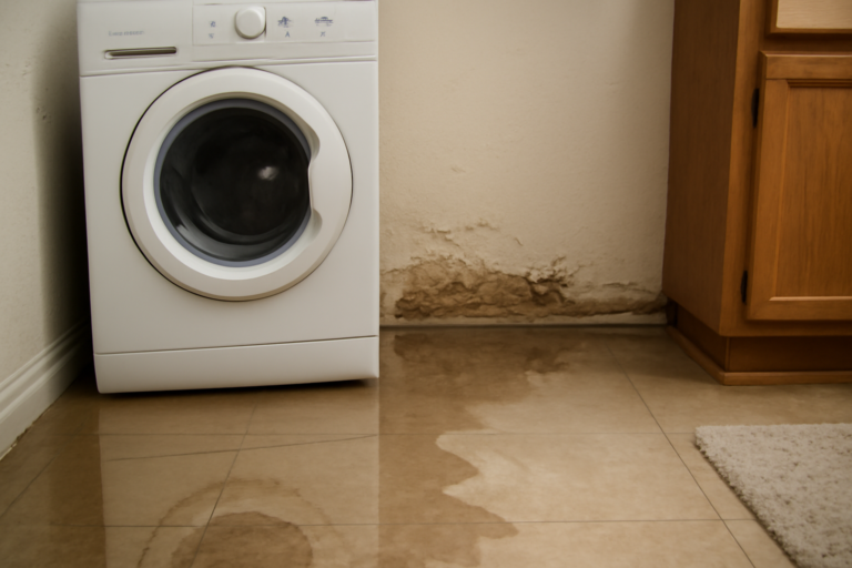 Washing Machine Overflow Water Removal