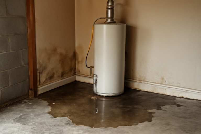 Water Heater Leak Water Removal