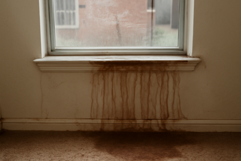 Window Leak Water Removal